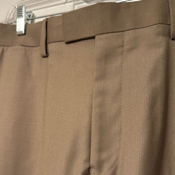 Madison Slim Fit Brown Dress Pants 36 x 32 - Picture 3 of 9